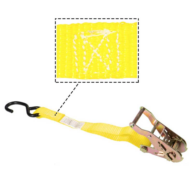 Factory Customization 1'' X 15' Truck Cargo Lashing Belt with S-Hook