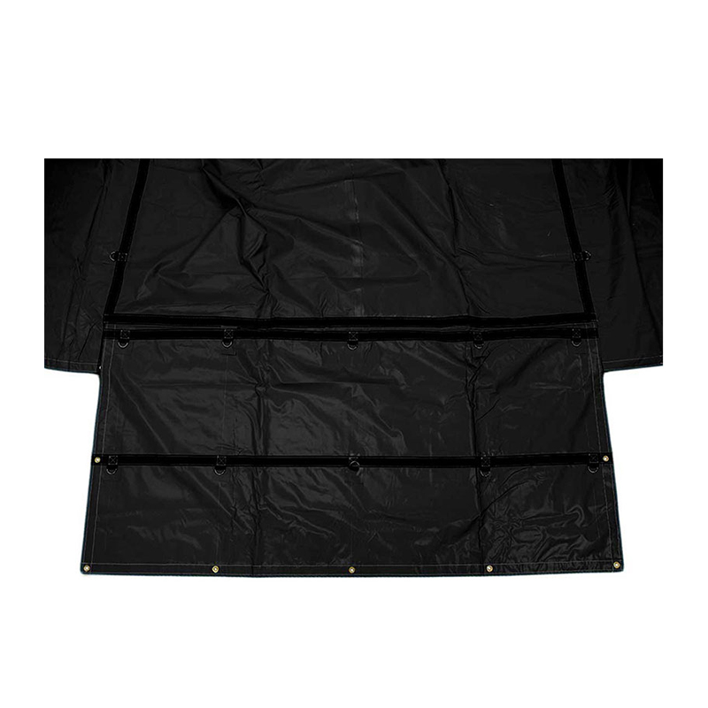 Vysokovýkonný krycí materiál špeciálne Heavy Duty Lumber Black Tarp
