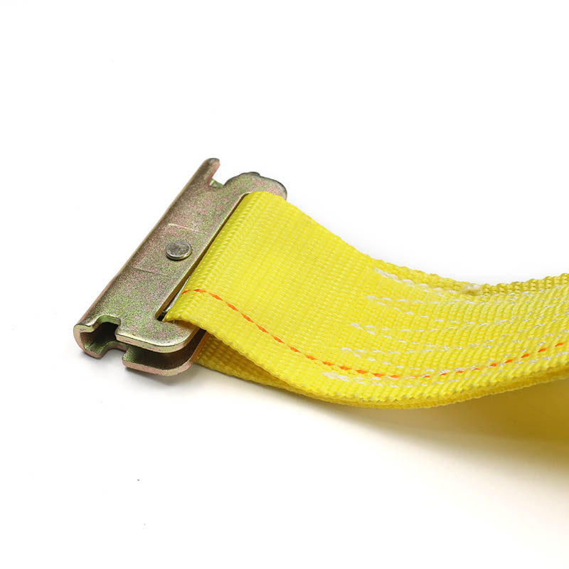 2-palcový E-Track Ratchet Strap Blue Yellow