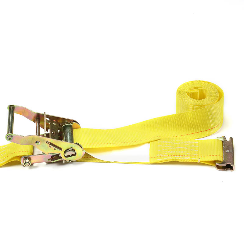 2-palcový E-Track Ratchet Strap Blue Yellow