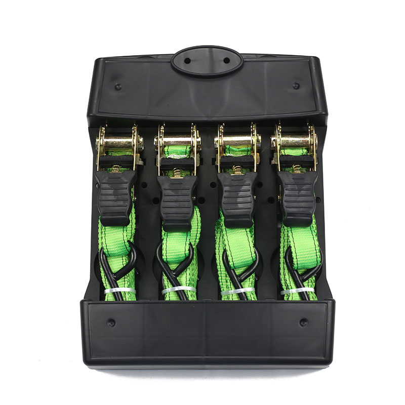 4PC 1-INCH pogumované račňové popruhy