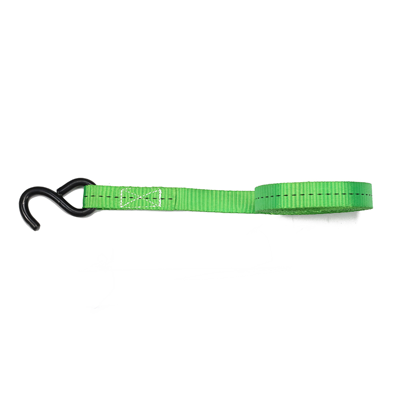 Zelené račňové popruhy (európsky háčik typu S)